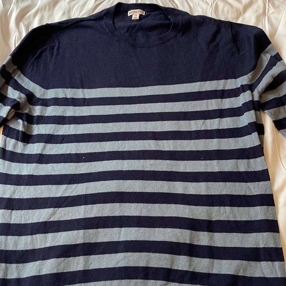 Merona Blue Sweater Men Large
